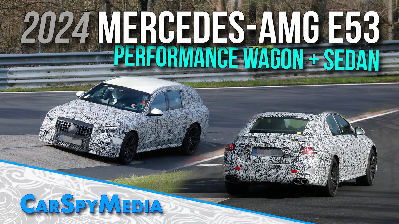 2025 MercedesAMG E53 PHEV Performance Sedan And Wagon Prototype Spied