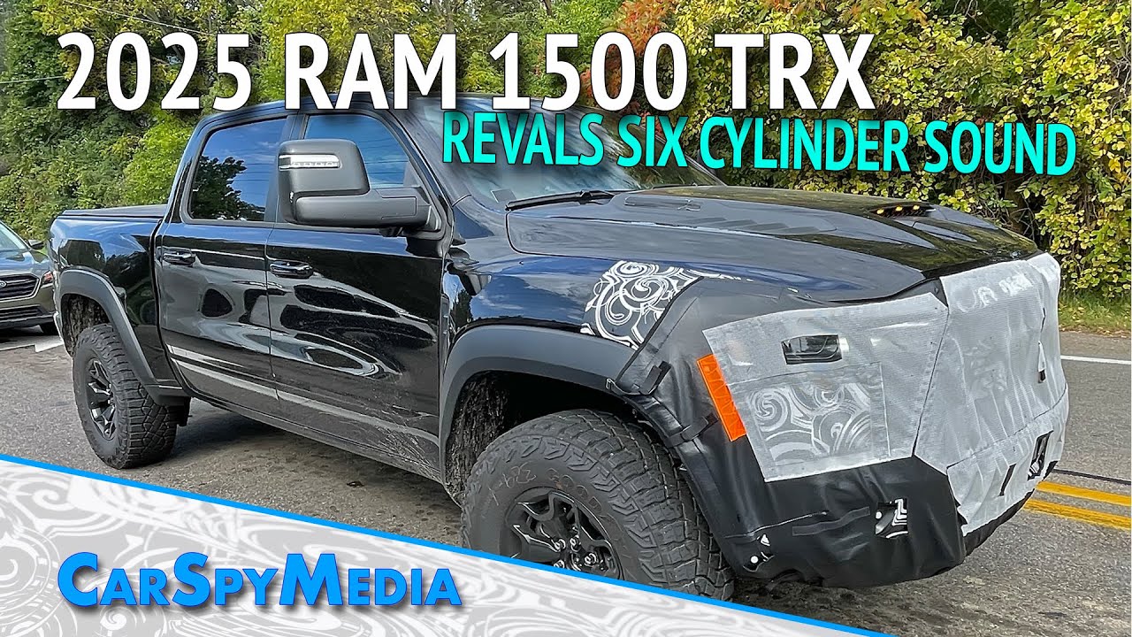 2025 Ram 1500 TRX Prototype Spied Testing With New SixCylinder Sound RingTube