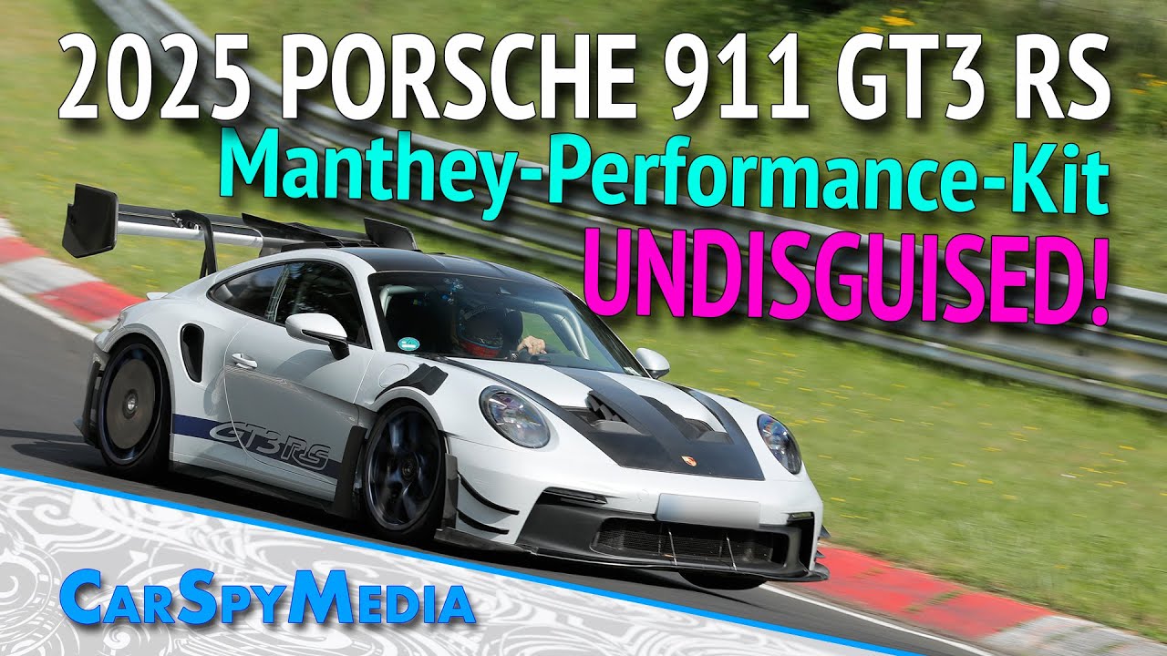 2025 Porsche 911 GT3 RS 992 Manthey-Performance-Kit Caught Testing ...