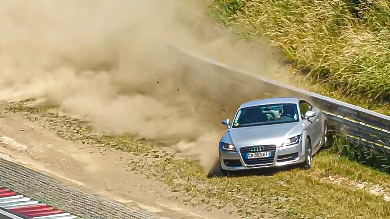 Nürburgring CRASH & FAIL but it’s AUDI Only! Best of Fails, Crashes ...